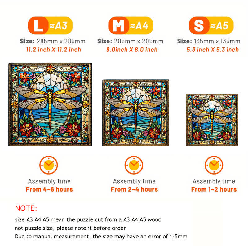 Garden Dragonfly -2 Wooden Jigsaw Puzzle - image 3