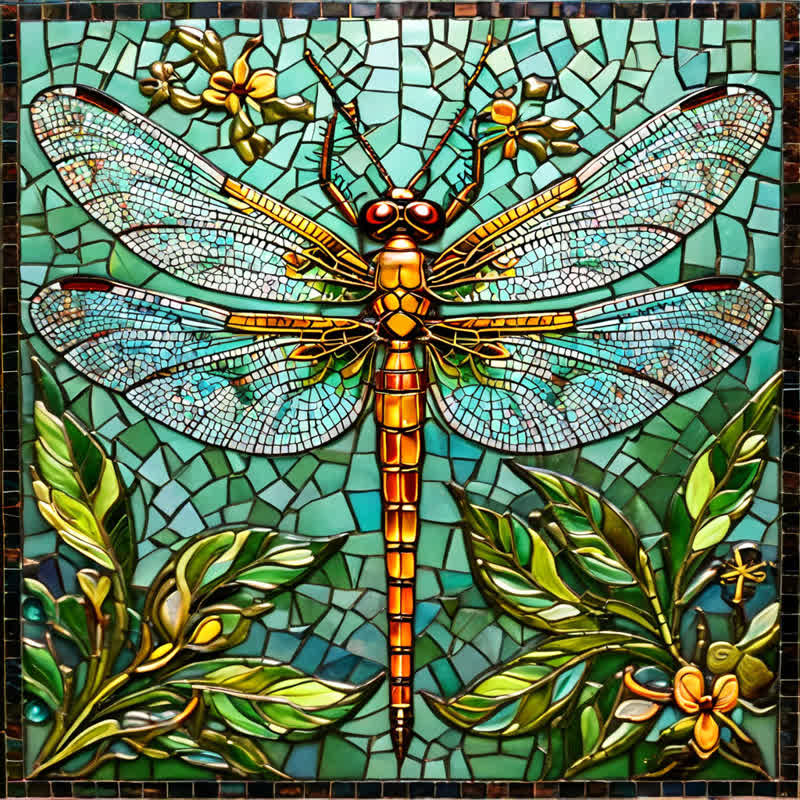 Green Dragonfly - Wooden Jigsaw Puzzle - A3 - Wooden Gift Packaging - image 0