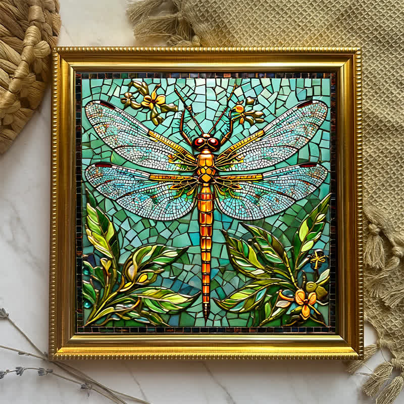 Green Dragonfly - Wooden Jigsaw Puzzle - image 6