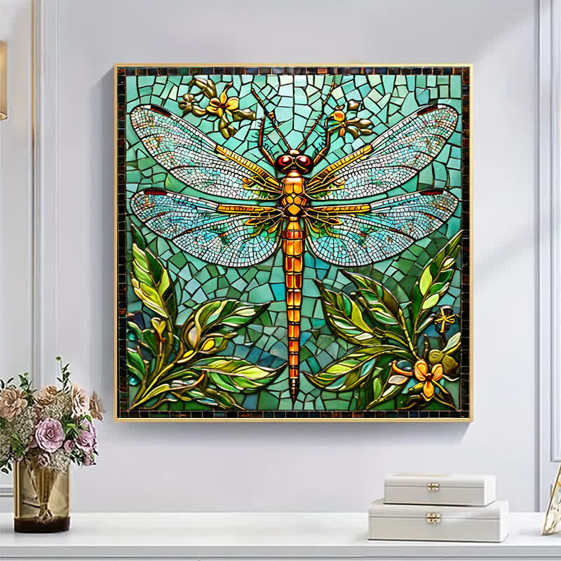Green Dragonfly - Wooden Jigsaw Puzzle - image 7