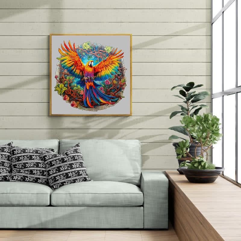 Curious Parrot - Wooden Jigsaw Puzzle - image 5
