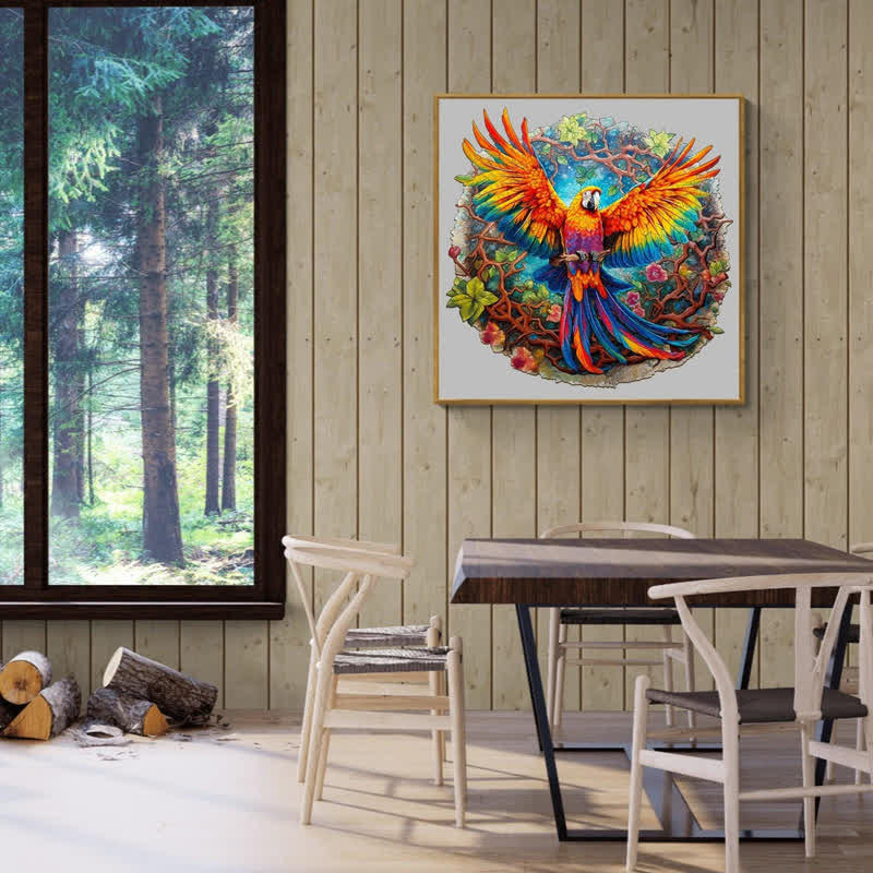 Curious Parrot - Wooden Jigsaw Puzzle - image 4