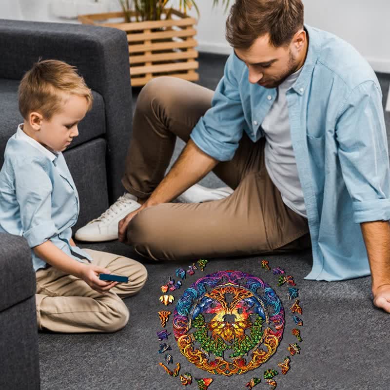 Mandala Tree of Life - Wooden Jigsaw Puzzle - image 2