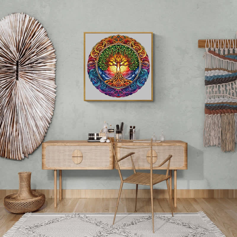 Mandala Tree of Life - Wooden Jigsaw Puzzle - image 4