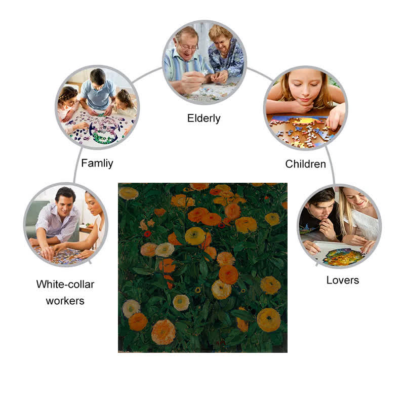 Marigolds - Wooden Jigsaw Puzzle - image 5