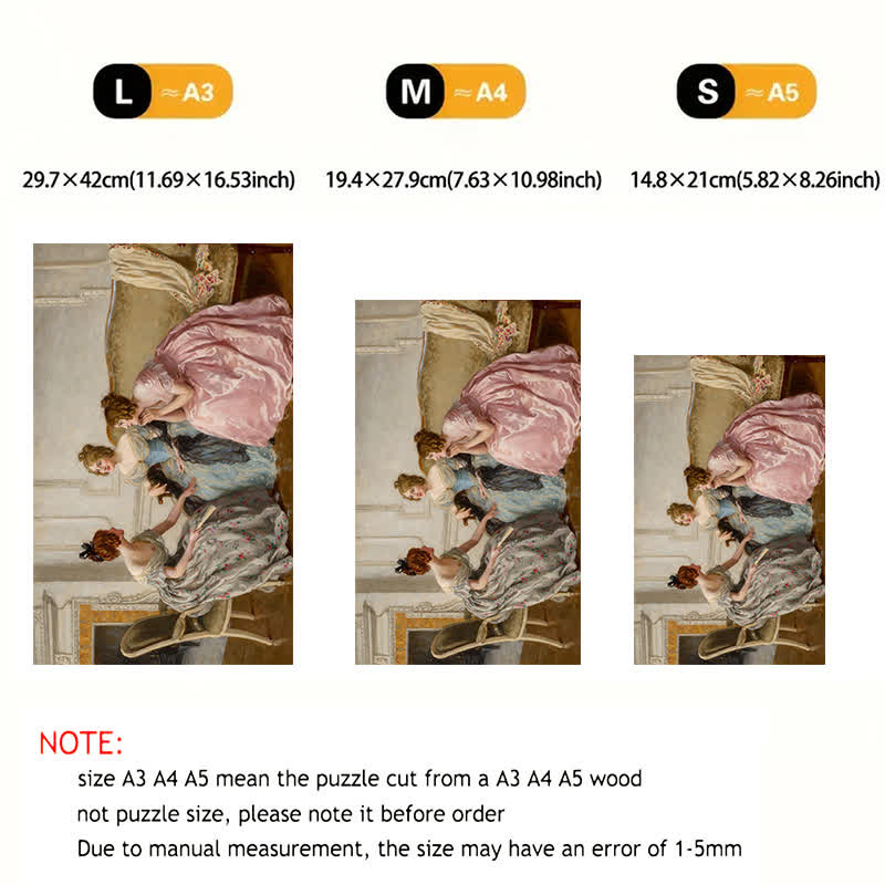 A Day's Gossip - Wooden Jigsaw Puzzle - image 3