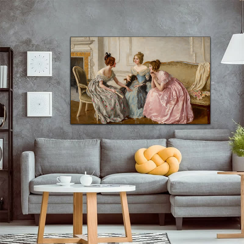 A Day's Gossip - Wooden Jigsaw Puzzle - image 4