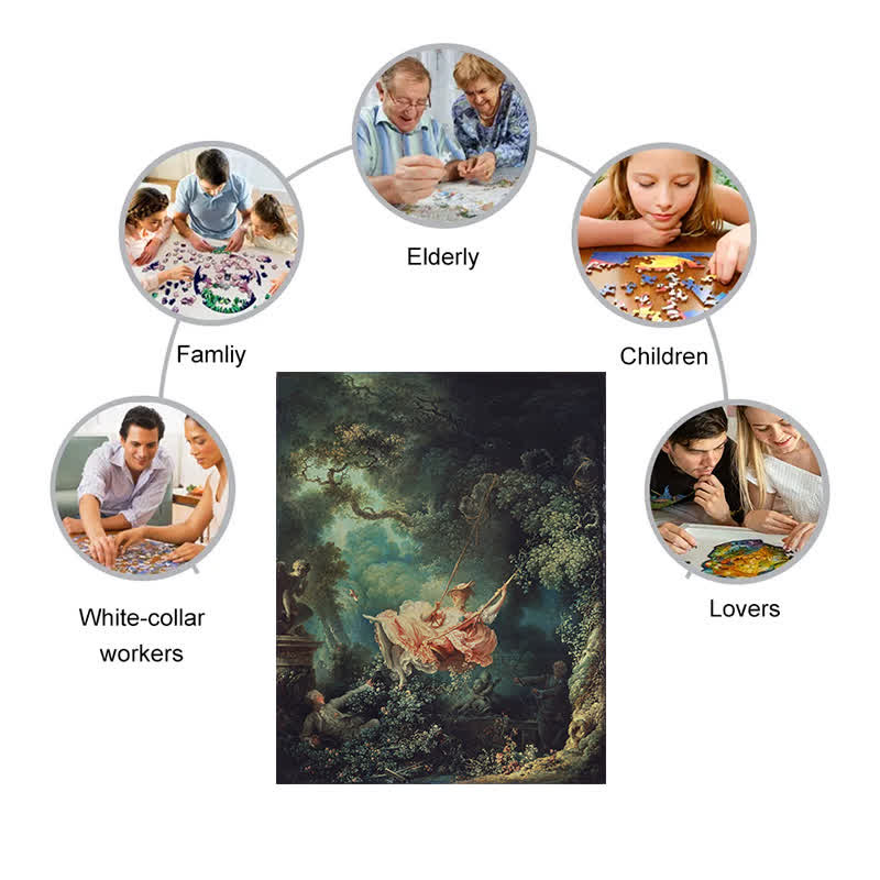 The Swing - Wooden Jigsaw Puzzle - image 2