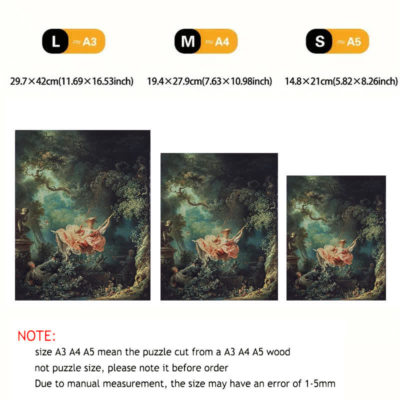 The Swing - Wooden Jigsaw Puzzle - image 3