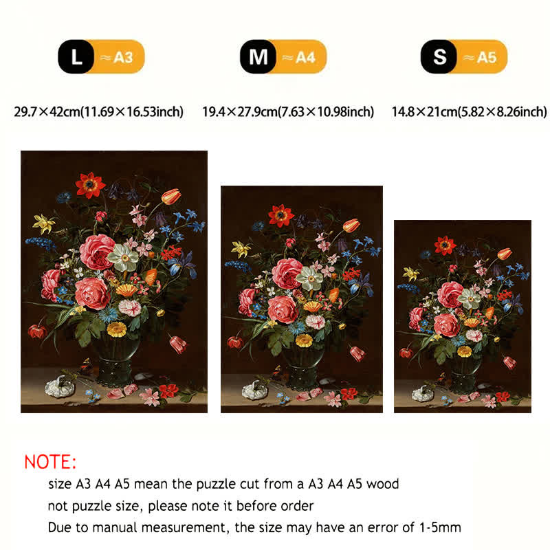 Vase of Flowers - Wooden Jigsaw Puzzle - image 2