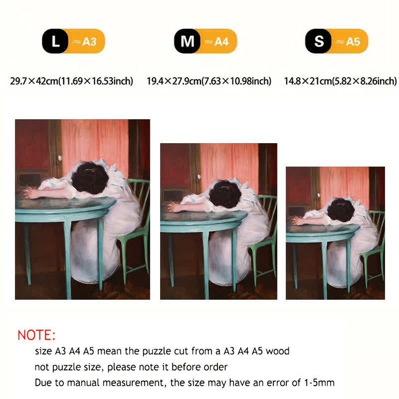 Tired - Wooden Jigsaw Puzzle - image 2