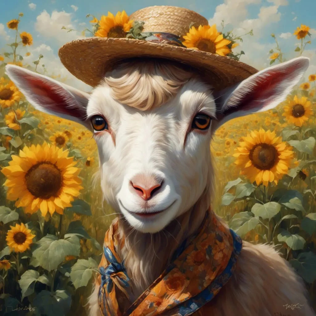 Vincent Van Goat - Wooden Jigsaw Puzzle - A3  - image 0