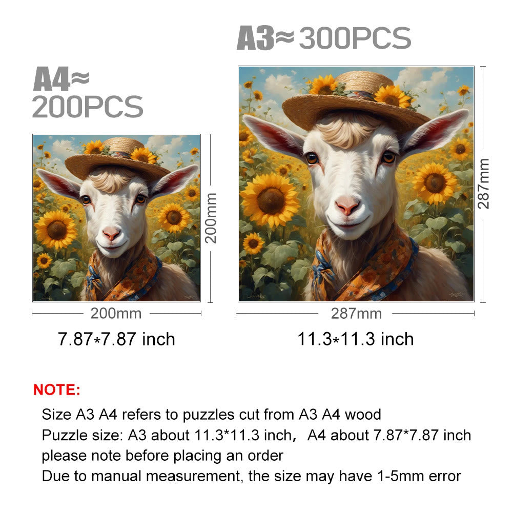 Vincent Van Goat - Wooden Jigsaw Puzzle - image 3