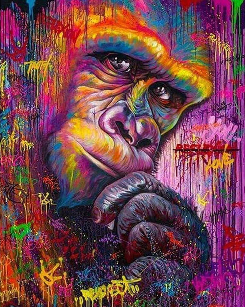 King Kong Colored - Wooden Jigsaw Puzzle - A3  - image 0