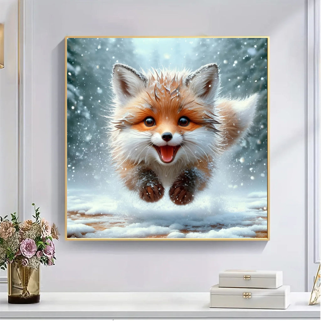 Smiling cute fox - Wooden Jigsaw Puzzle - image 2
