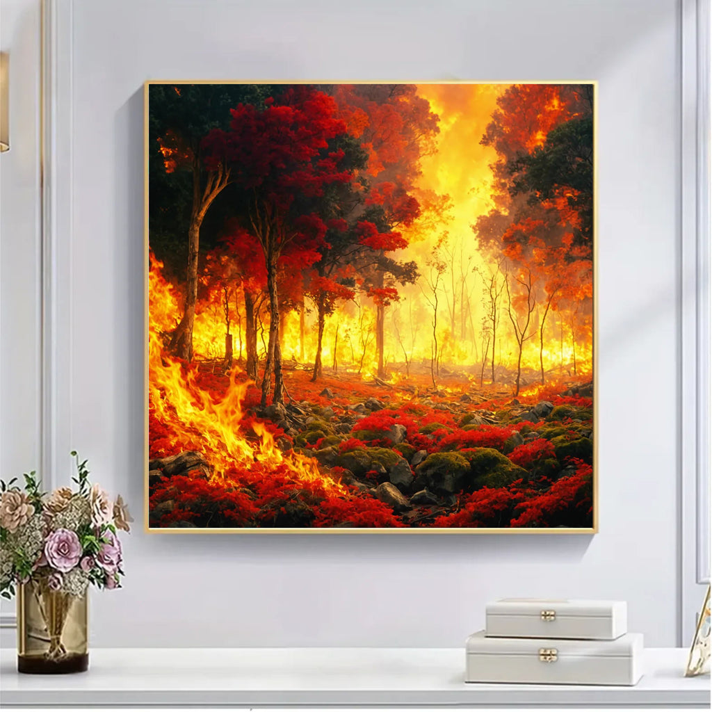 Forest Fire - Wooden Jigsaw Puzzle - image 4