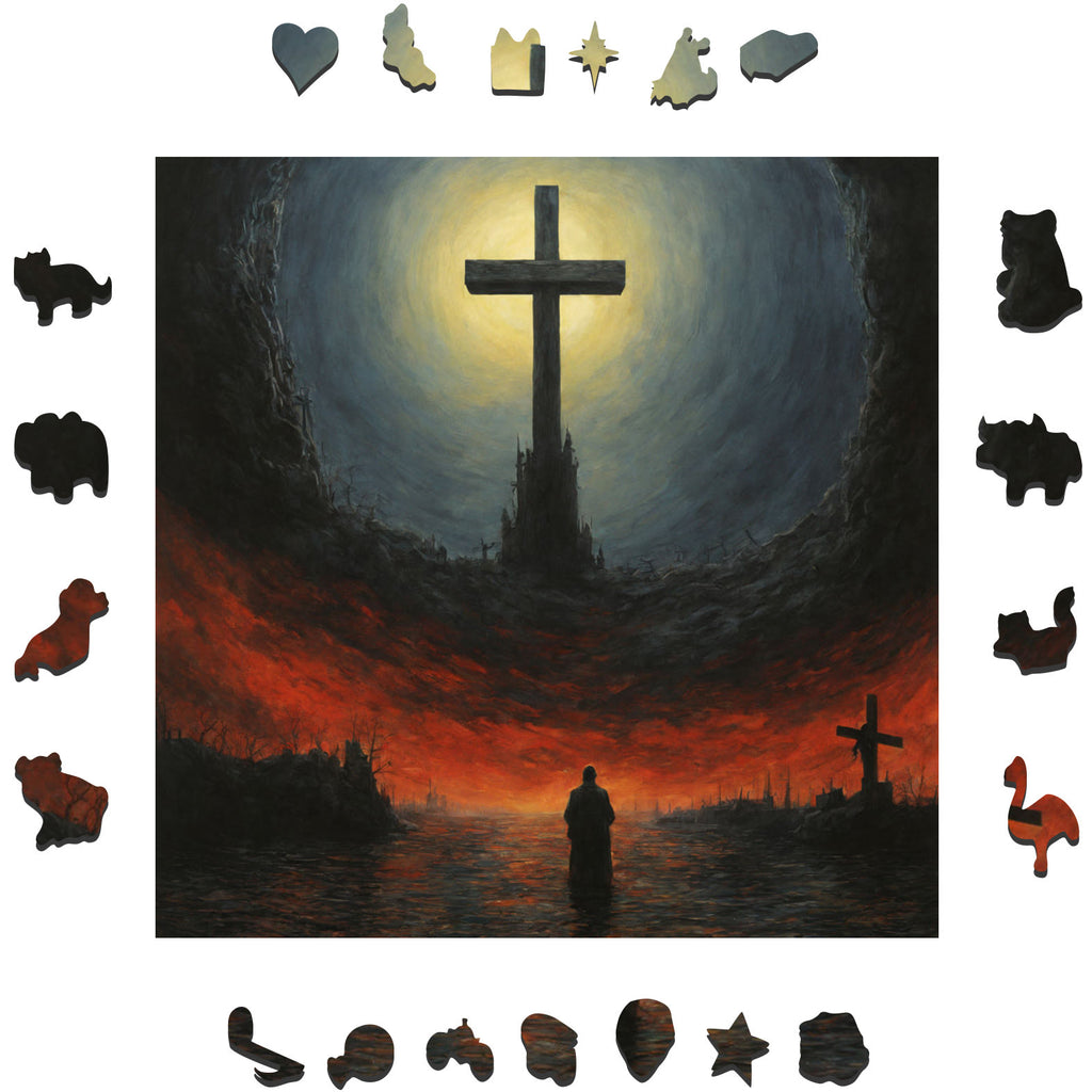 Eternal damnation - Wooden Jigsaw Puzzle - image 2