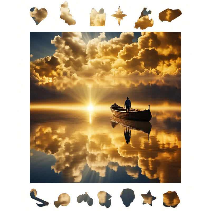 Lay Up Treasures in Heaven - Wooden Jigsaw Puzzle - image 1
