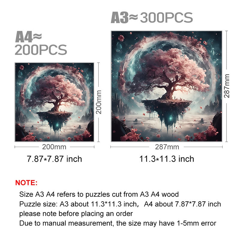 sakura on island - Wooden Jigsaw Puzzle - image 3