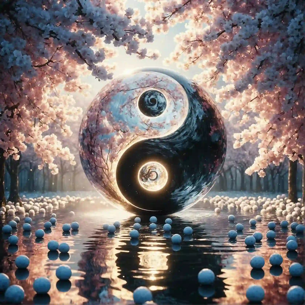 Sun and Moon TidesYin and Yang - Wooden Jigsaw Puzzle - A2 (500 PCS) - Wooden Gift Packaging - image 0