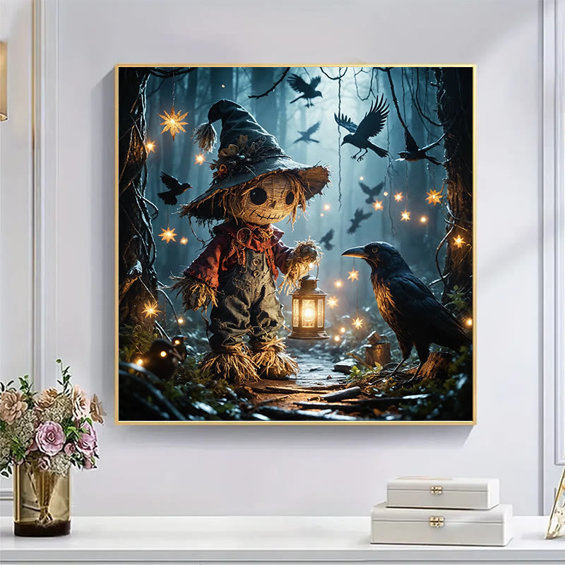 Weird scarecrow - Wooden Jigsaw Puzzle - image 4
