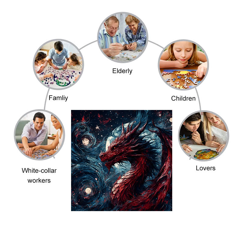 Dragon Legend - Wooden Jigsaw Puzzle - image 2