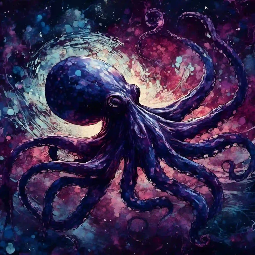 Evil Octopus - Wooden Jigsaw Puzzle - A3  - image 0