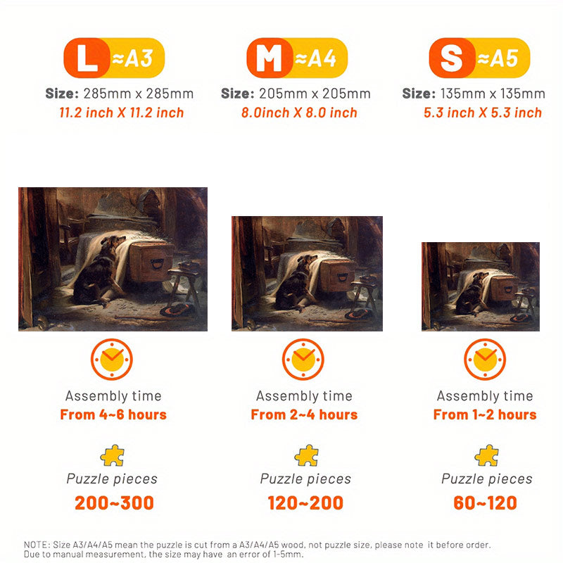 Old Shepherd's Chief Mourner - Wooden Jigsaw Puzzle - image 2