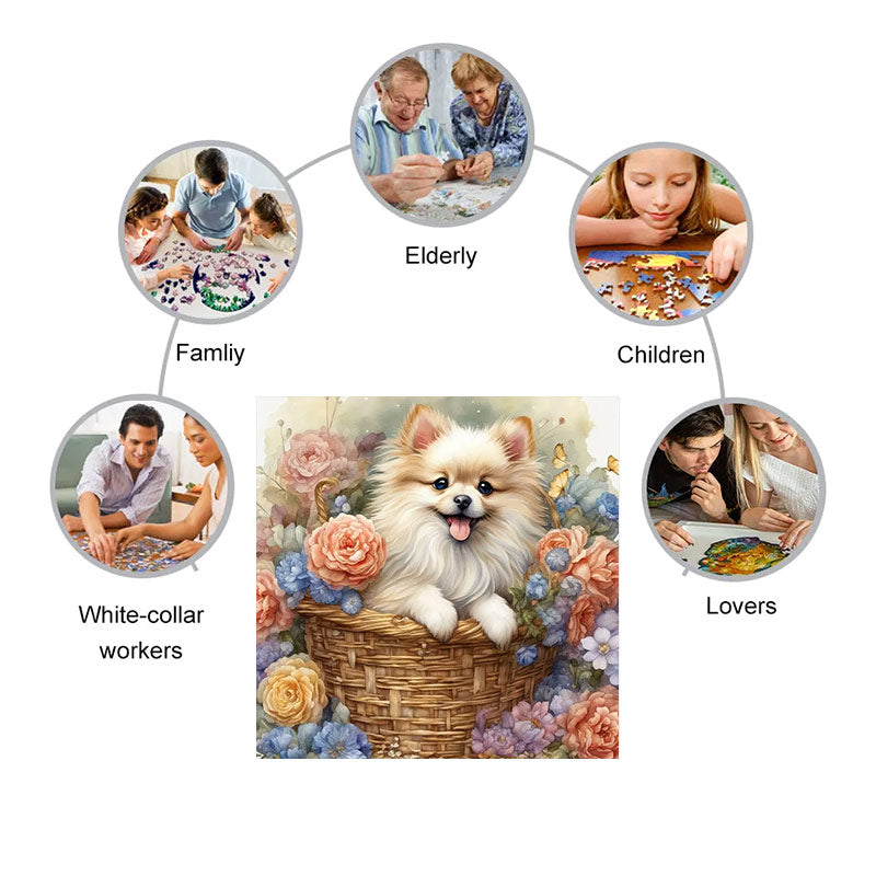 My lovely Pomeranian son - Wooden Jigsaw Puzzle - image 3