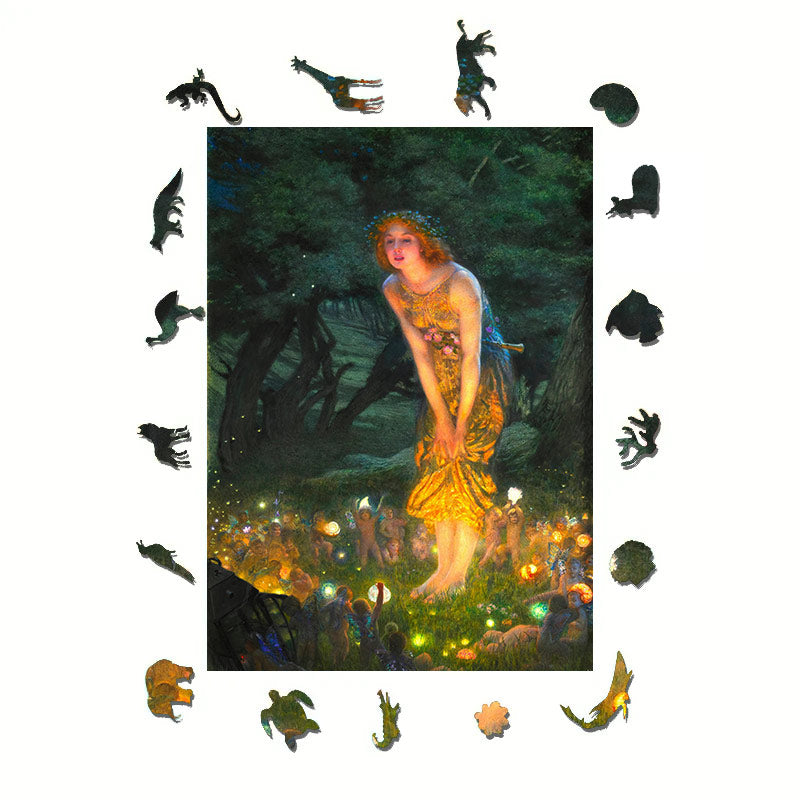 Midsummer Eve - Wooden Jigsaw Puzzle - image 1