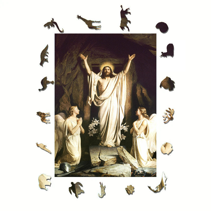 Resurrection Of Christ - Wooden Jigsaw Puzzle - image 1