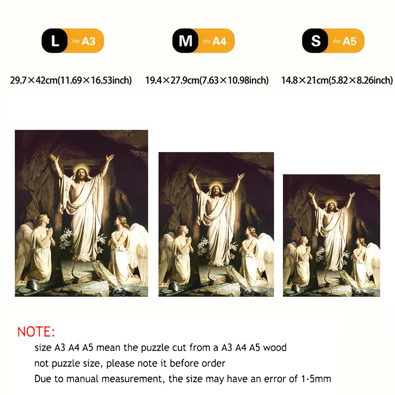 Resurrection Of Christ - Wooden Jigsaw Puzzle - image 2