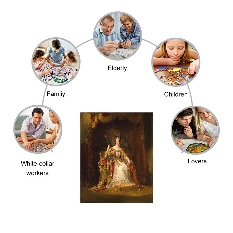 Coronation Of Queen Victoria - Wooden Jigsaw Puzzle - image 3