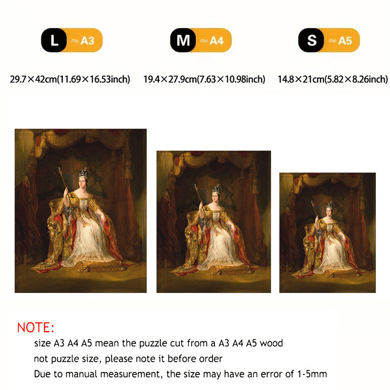 Coronation Of Queen Victoria - Wooden Jigsaw Puzzle - image 4