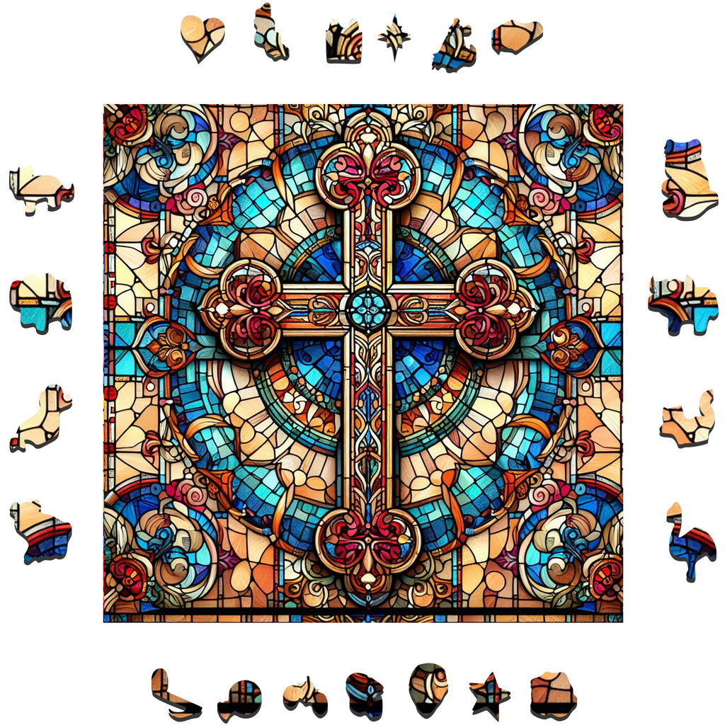 Cross Faith - Wooden Jigsaw Puzzle - image 1