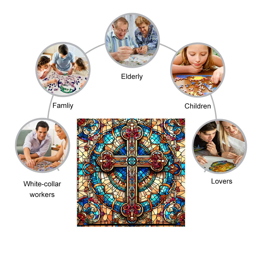 Cross Faith - Wooden Jigsaw Puzzle - image 3
