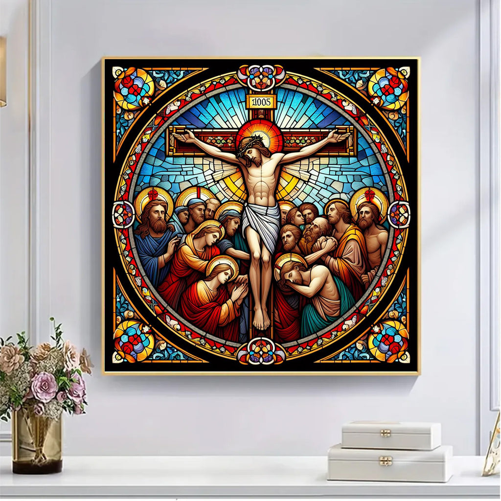 "Oh, the height of Jesus' - Wooden Jigsaw Puzzle - image 4