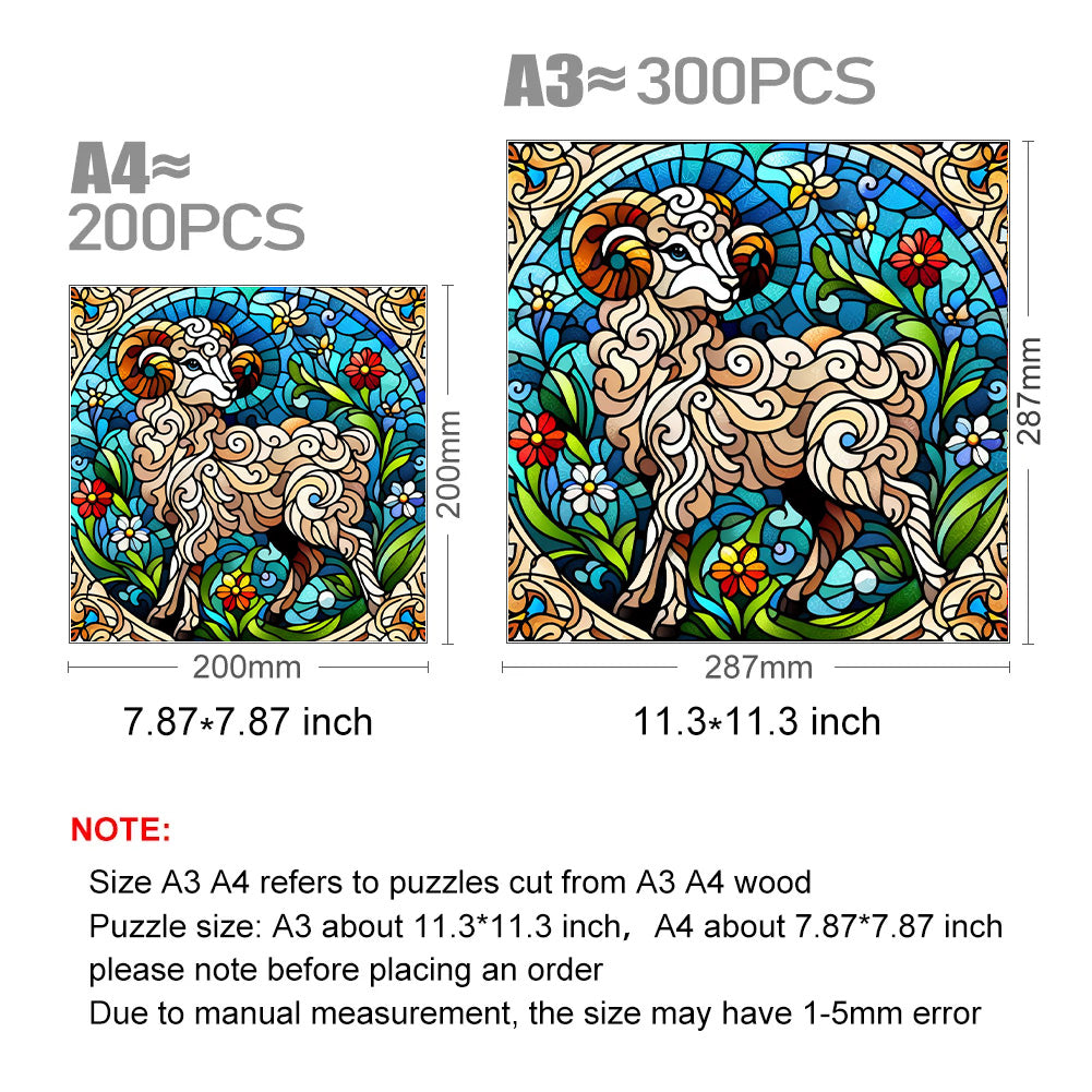 Goat Horn - Wooden Jigsaw Puzzle - image 2