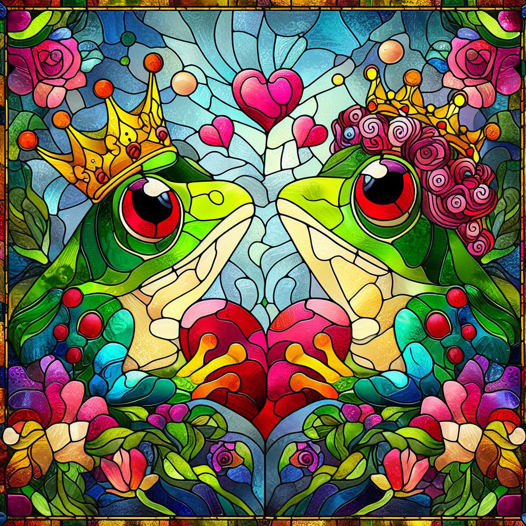 Frog Love - Wooden Jigsaw Puzzle - A3  - image 0