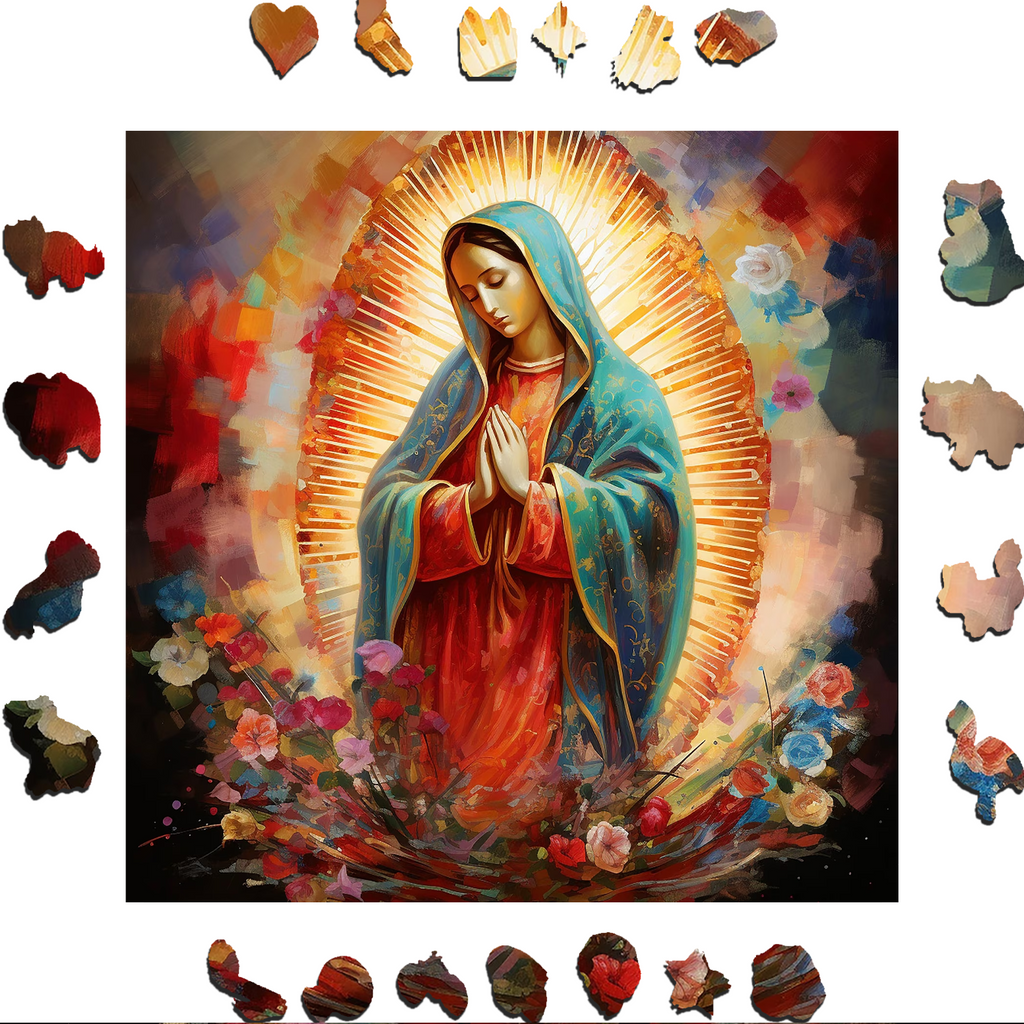 Our Lady of Guadalupe - Wooden Jigsaw Puzzle - image 1