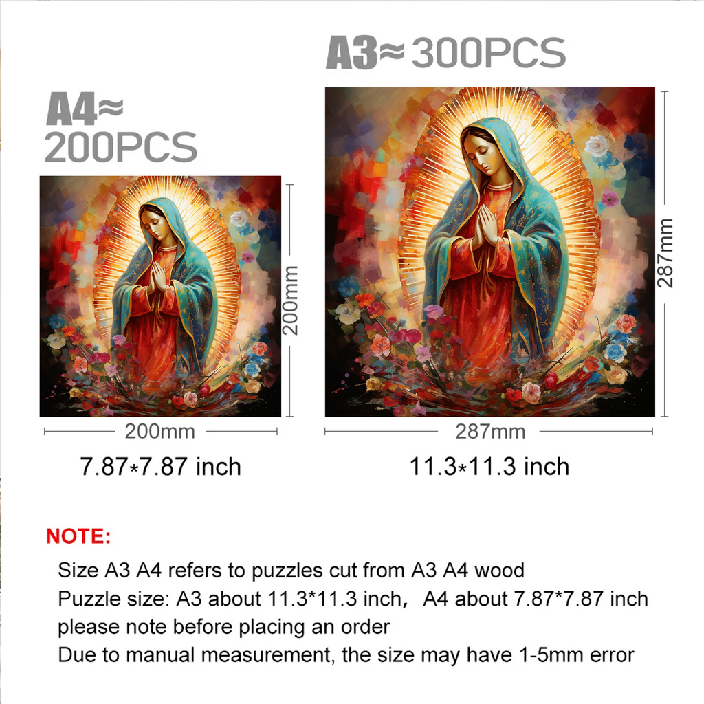 Our Lady of Guadalupe - Wooden Jigsaw Puzzle - image 2