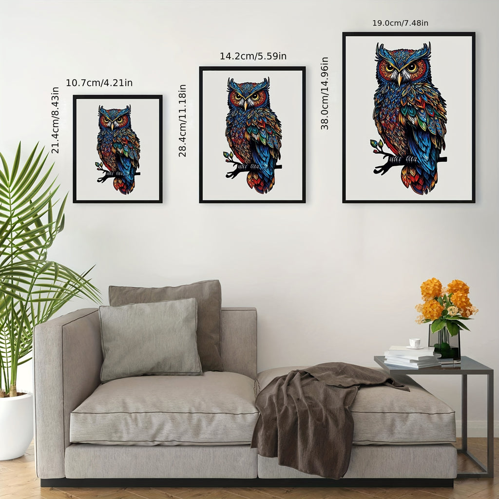 Clever Owl - Wooden Jigsaw Puzzle - image 2