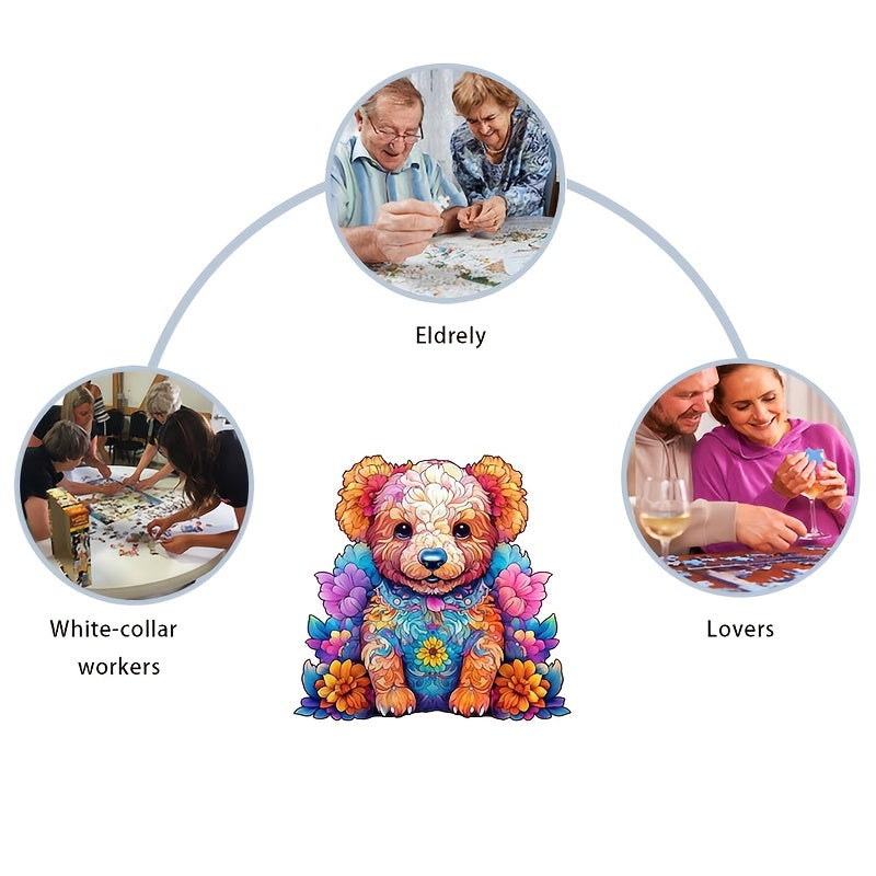 Cute Dog - Wooden Jigsaw Puzzle - image 2