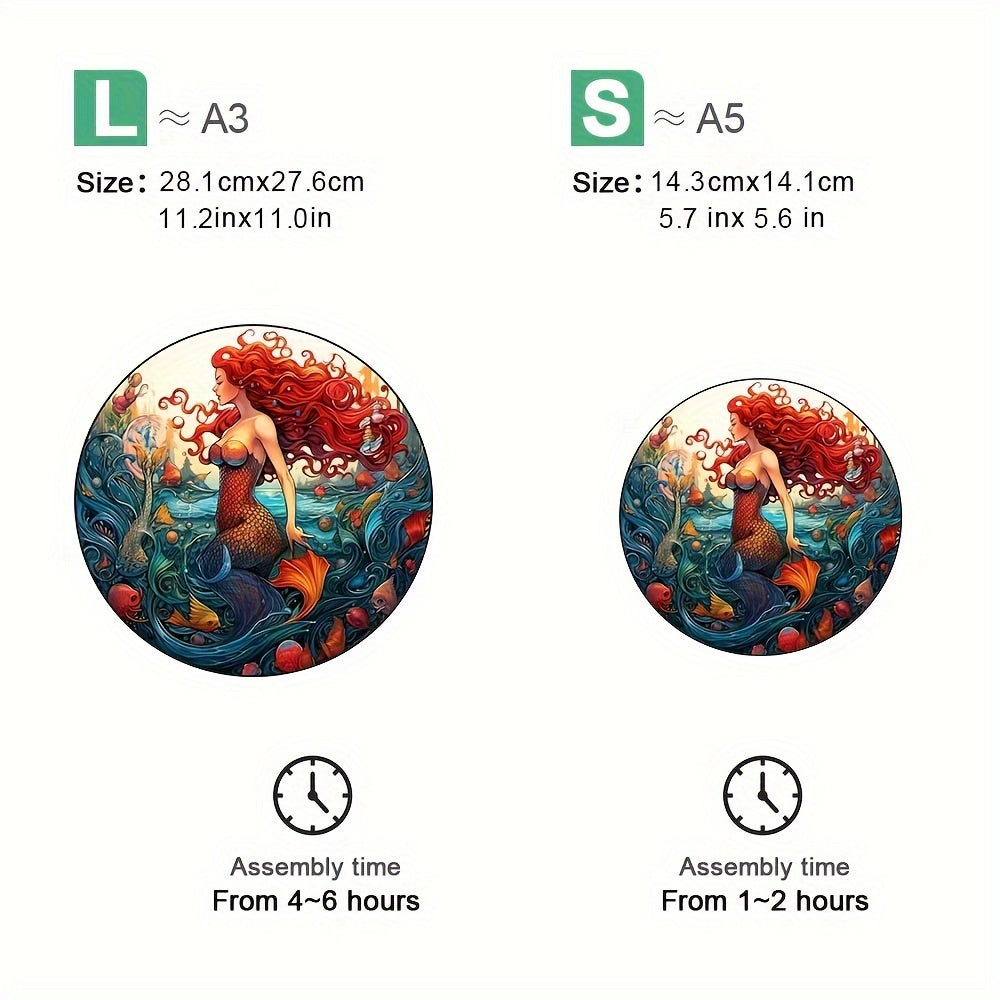 Mermaid - Wooden Jigsaw Puzzle - image 2