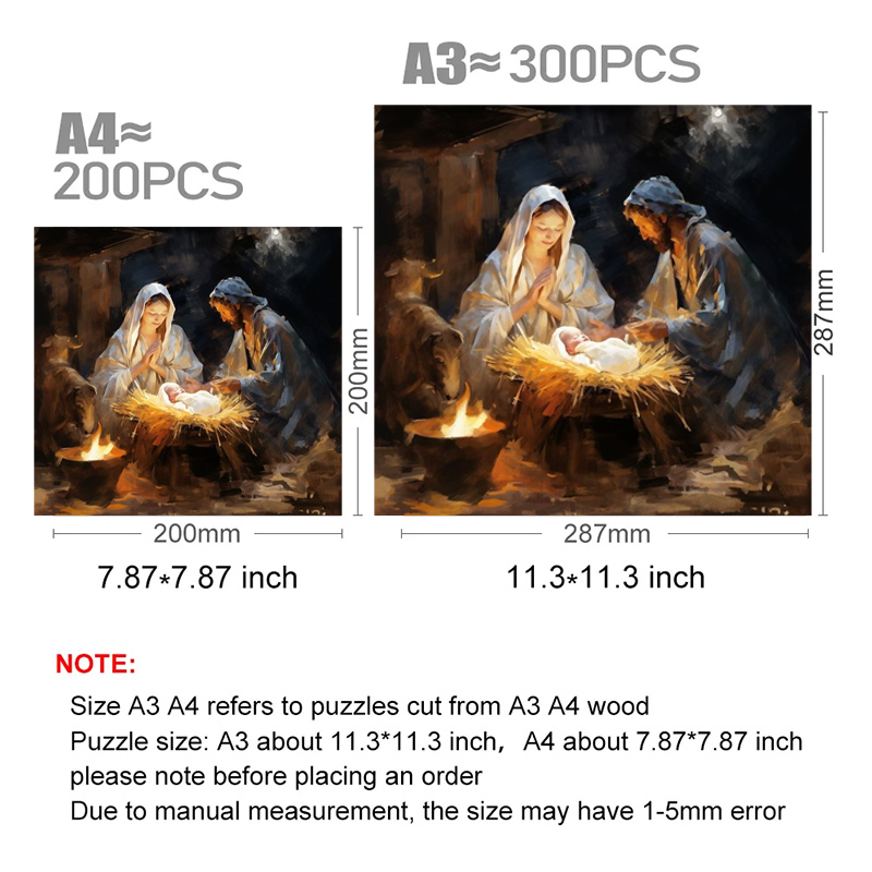 The Holy Family - Wooden Jigsaw Puzzle - image 2