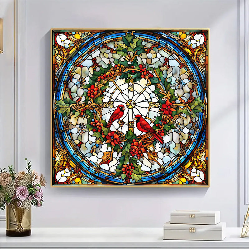 Cardinal In The Orchard - Wooden Jigsaw Puzzle - image 4