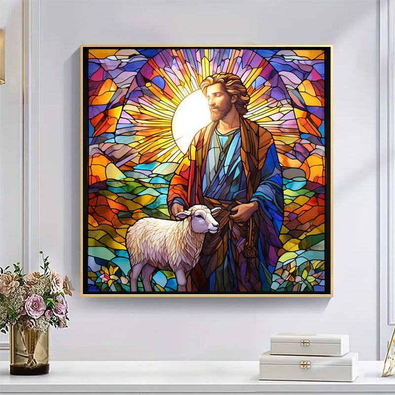 Jesus and the Shepherds - Wooden Jigsaw Puzzle - image 4