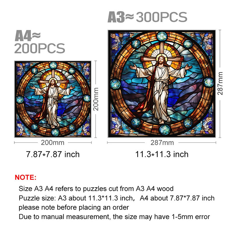 Serene Jesus - Wooden Jigsaw Puzzle - image 2