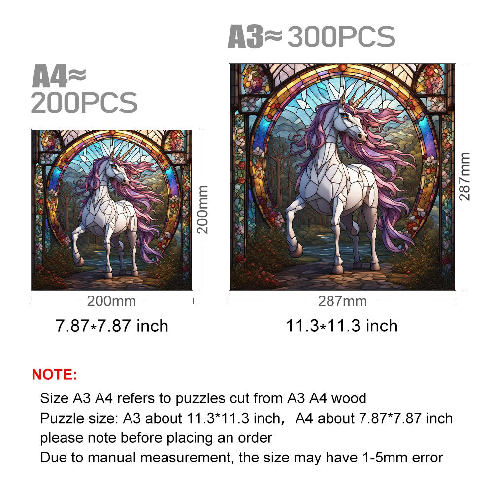 Mythical Unicorn  - Wooden Jigsaw Puzzle - image 2