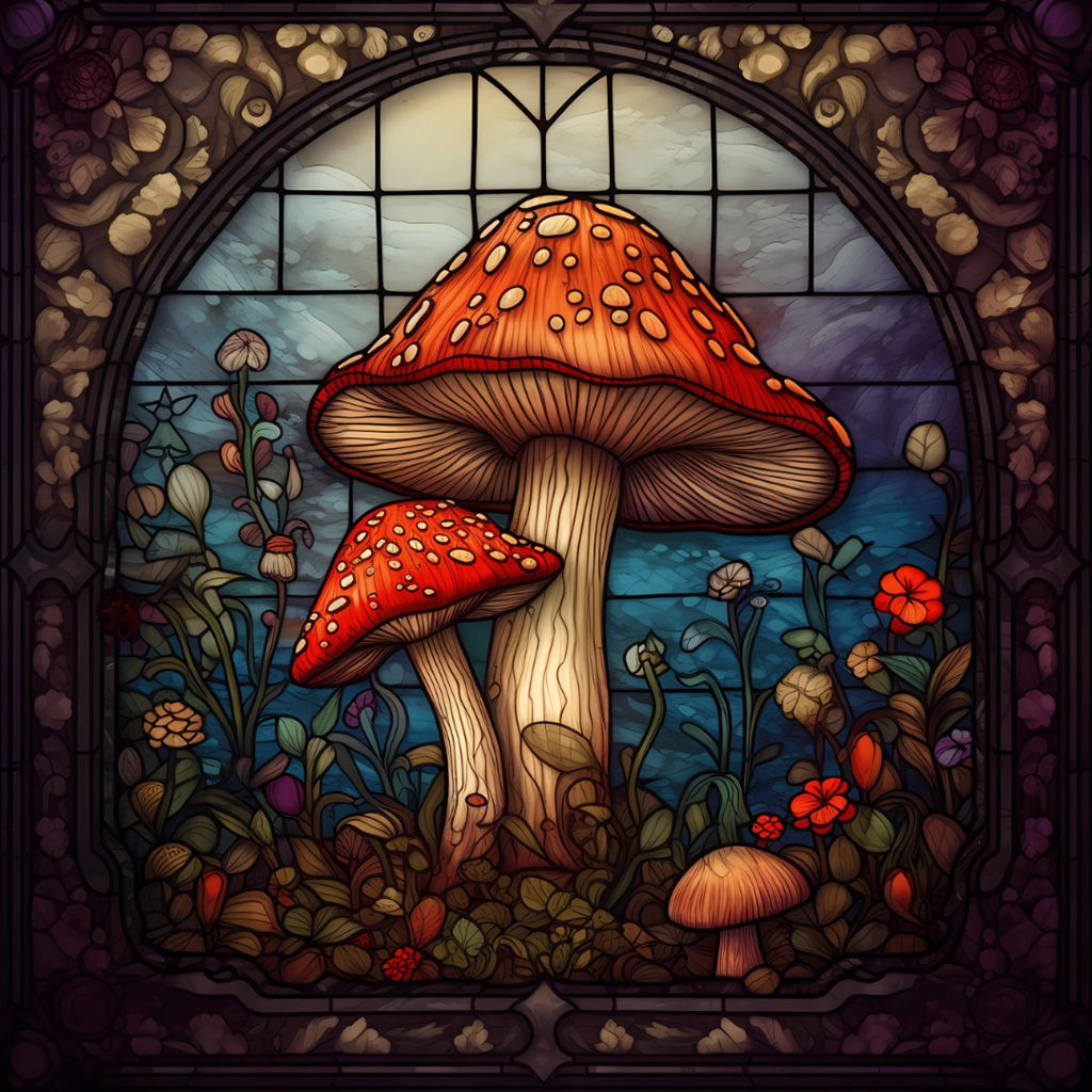 Toadstools Mushrooms - Wooden Jigsaw Puzzle - A3  - Wooden Gift Packaging - image 0